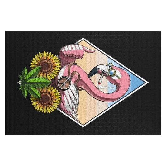 Flamingo Cannabis Puzzle